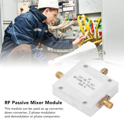 Passive Double Balanced Mixer,High Linearity Frequency Transducers Conversion Module Diode Double Balanced Mixer for RF Circuits Testing in Kuwait