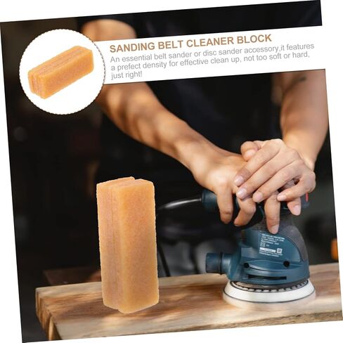 POPETPOP 1pc Abrasive Belt Cleaner Rubber Grip Tape Cleaning Tool for Skateboards Eraser Block for Sandpaper for Oily Woods in Kuwait