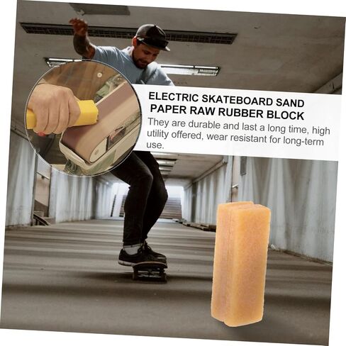 POPETPOP 1pc Abrasive Belt Cleaner Rubber Grip Tape Cleaning Tool for Skateboards Eraser Block for Sandpaper for Oily Woods in Kuwait