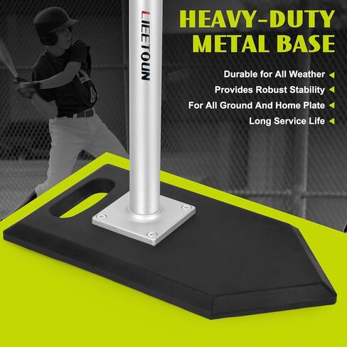 Professional Baseball Batting Tee – Adjustable Pro Hitting Tee for Baseball & Softball with Weighted Base,24-46 inches in Kuwait
