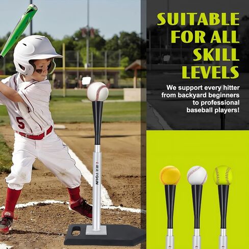 Professional Baseball Batting Tee – Adjustable Pro Hitting Tee for Baseball & Softball with Weighted Base,24-46 inches in Kuwait