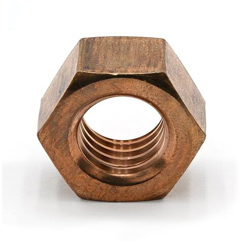 3/8"-16 (25 حزمة) صواميل سداسية من السيليكون البرونزي، درجة صناعية بحرية للاستخدام الخارجي in Saudi Arabia