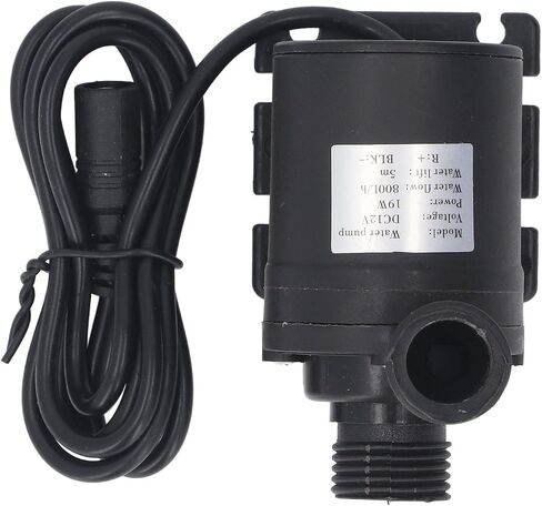 مضخة غاطسة 200 جيجا في الساعة 16.4 قدم، صامتة للنافورة، مخرج مدخل 20 مم DC12V، مضخات حوض مياه كهربائية مع ملحقات لتصريف حمام السباحة والحديقة والمنتجعات الصحية in Kuwait