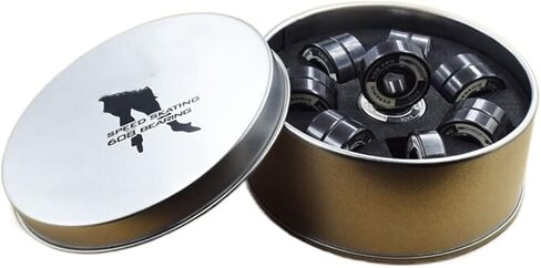 Bearings SI3N4 Black Ceramic 608RS High Speed Self-Lubricated 7-Balls Undeformed Stable 608 Inline Skating Bearing in Kuwait