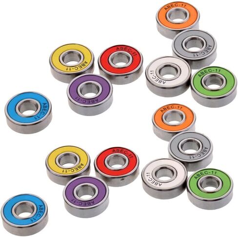 Bearings 16Pcs 608 Skateboard Stunt Scooter Inline ABEC-11 Wear Resistant in Kuwait