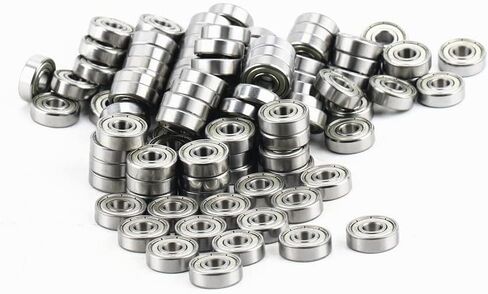 608zz Bearings for Stunt Kick Scooter Inline Roller Skates Skateboard Children Waveboard Bicycle Drift Board 8x22x7mm(100pcs Carbon Steel) in Kuwait