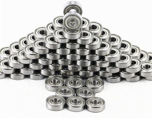 608zz Bearings for Stunt Kick Scooter Inline Roller Skates Skateboard Children Waveboard Bicycle Drift Board 8x22x7mm(100pcs Carbon Steel) in Kuwait