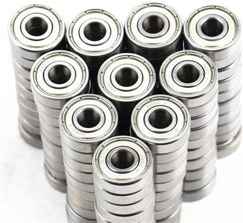 608zz Bearings for Stunt Kick Scooter Inline Roller Skates Skateboard Children Waveboard Bicycle Drift Board 8x22x7mm(100pcs Carbon Steel) in Kuwait