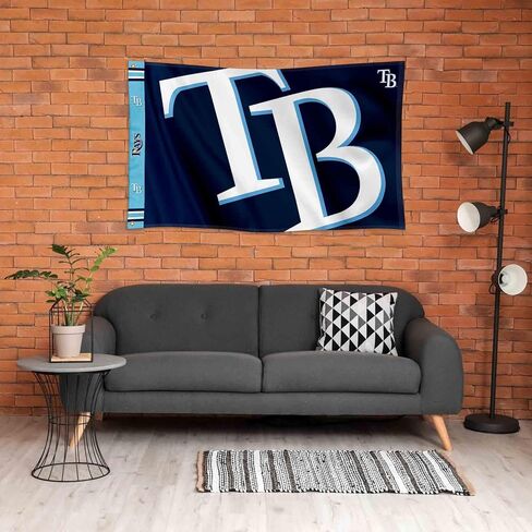 لافتة رأس مطبوعة من WinCraft Tampa Bay Rays مقاس 3×5 in Kuwait