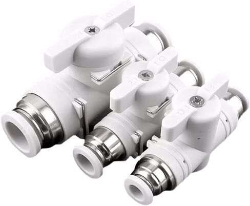 Pneumatic Connector Hose Pipe Water 4mm/6mm/8mm/10mm/12mm/14mm/16mm PE Joint 1Pcs(8mm) in Kuwait