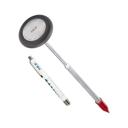 MDF Instruments Babinski Neurological Reflex Hammer with Pointed tip for Superficial responses + MDF LUMiNiX Illuminator Medical Professional Diagnostic Penlight in Kuwait