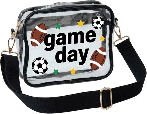 Clear Bag for Stadium World Soccer Cup 2026-Concert Sports Fan Crossbody Handbag with Adjustbale Widen Strap in Kuwait