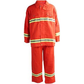 Eujgoov Flame Retardant Safety Suit Type 97 Cotton Thermal Insulation Clothing with Reflective Strips in Kuwait