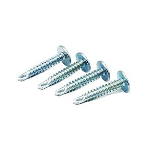 1Pcs Round Head with Padded Diamond Tail Screw, Cross with Self-Drilling Dovetail Self-Tapping M4.2(4.2 * 19) in Kuwait