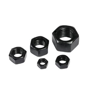 1Pcs Blackened Type 1 Hexagonal Nut 12.9 Grade 10.9 Grade 8.8 Grade 4.8 M3-M80(M27-Level10) in Kuwait