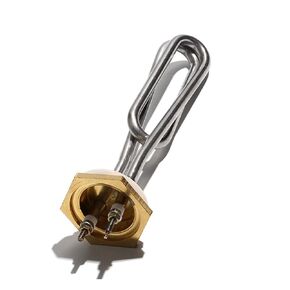 DN32 41MM G1 1/4" Electric Heating Element 110V 220V Copper Thread Immersion Heater Folded Resistance Tube 1500W 175MM(220V 2KW 190mmL) in Kuwait