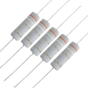 uxcell 10 x 5W 700V 3.9 ohm Metal Oxide Film Resistors 5 Watt, Assorted Colour, Set of 10 Pieces in Kuwait