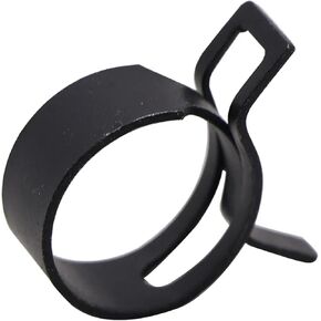 10pcs Adjustable Hose Clamps for Fuel Line, Water Pipe, and Gases Tube - 4-25mm Spring Clips(10mm) in Kuwait