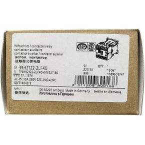 3RH2122-2LF40 New and Sealed in Box 3RH21222LF40 1 Year Warranty in Saudi Arabia