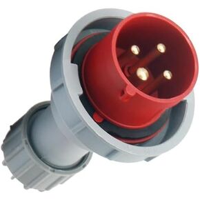 IEC 60309 موصل صناعي مقاوم للماء التوصيل 4Pin 32A 380V-415V 3P + E 6H IP67 ذكر توصيل الطاقة للطيران والصناعة in Kuwait