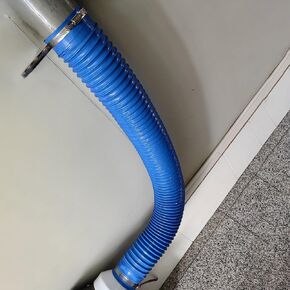 Flexible Blue Fume Extractor Duct Hose - 300mm (11.8in) x 4m (13ft) Ventilation Pipe for Dust Extraction, Dryer, Vacuum, HVAC, Flue, Puncture Resistant, High Efficiency in Saudi Arabia