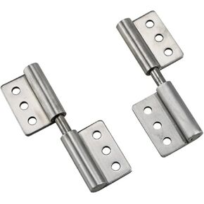 Removable Boat Shaped Perforated Hinge with Thickened Load-Bearing Insertion Type 1Pcs(304 Left-2) in Kuwait