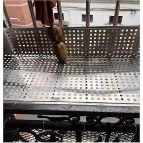 Stainless Steel Perforated Plate,0.8mm Thick Perforated Steel Plate - Leak-Proof Metal Sheets for Decorative Grilles & Window Pads - Durable, Stylish, Ideal for Home & Industrial Use in Kuwait