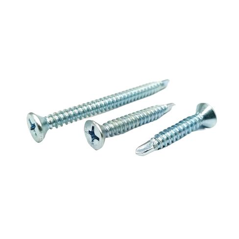 1Pcs Flat Head Cross Drill Tail Screw, Countersunk Self Tapping Self Drilling Dovetail Screw M4.2-M4.8 Drill Tail(4.2 * 38) in Kuwait