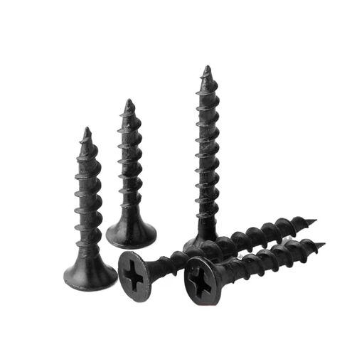 1Pcs Self-Tapping Screws, Fast-Thread, Black Single-Thread Drywall, Wall Panel M42*16-50(4.2 * 25) in Kuwait