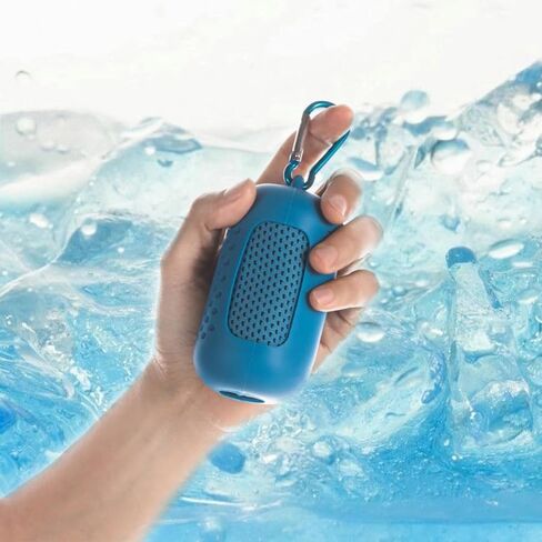 Quick Dry Portable Cooling Towel,Cooling Towels for Neck and Face,Soft Breathable Yoga Towel with Silicone Storage Bag,Microfiber Cooling Towel for Yoga,Sport,Running, Workout,Fitness,Camping in Kuwait