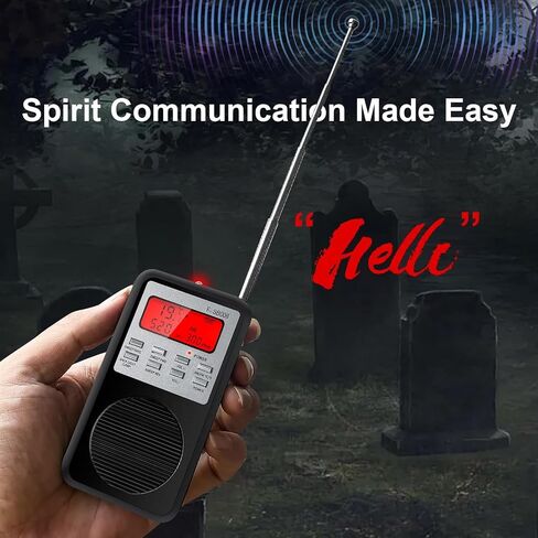 Box for Spirit Communication - Ghost Hunting & Paranormal Investigation Equipment | EVP Frequency Scanner for Paranormal Research - Black in Kuwait