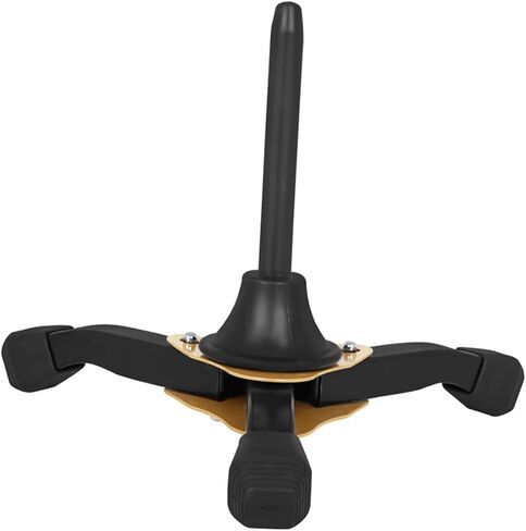 Portable Foldable Yellow Tripod Clarinet Stand Support with Thickened Legs, Detachable Flute and Oboe Holder for Wind Instruments, Musician Accessory for Travel and Performance in Kuwait