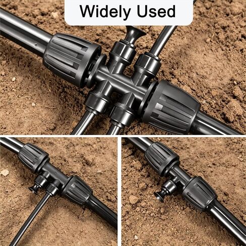 Leak‑Free 1/4" Drip Irrigation End Caps, Push‑Fit End Plugs Compatible with Quick Connect Tee Connectors for Garden Irrigation in Kuwait