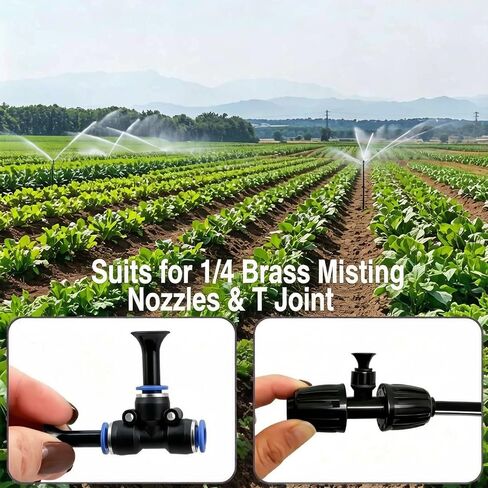 Leak‑Free 1/4" Drip Irrigation End Caps, Push‑Fit End Plugs Compatible with Quick Connect Tee Connectors for Garden Irrigation in Kuwait