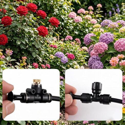 Leak‑Free 1/4" Drip Irrigation End Caps, Push‑Fit End Plugs Compatible with Quick Connect Tee Connectors for Garden Irrigation in Kuwait