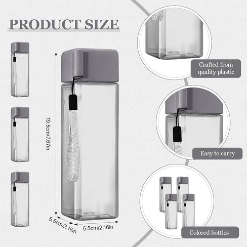 30 Pack Water Bottle Bulk 17 oz Plastic Sports Water Bottles for Kids Adults Leak Proof Reusable Portable Large Drinking Cups for School Gym Outdoor Fitness,Grey in Kuwait