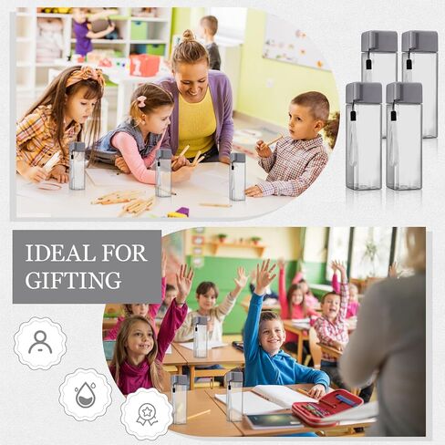 30 Pack Water Bottle Bulk 17 oz Plastic Sports Water Bottles for Kids Adults Leak Proof Reusable Portable Large Drinking Cups for School Gym Outdoor Fitness,Grey in Kuwait
