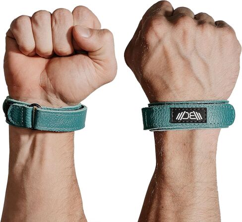 WARM BODY COLD MIND Leather Wrist Wraps for Weightlifting, Powerlifting, Gym – Heavy Duty Wrist Straps for Strength Training, for Men & Women in Saudi Arabia