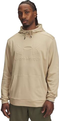 Under Armour - هوديي برسومات صوفية للرجال، اللون الكاكي الميداني (234)، الحجم: كبير | زُنط in Kuwait