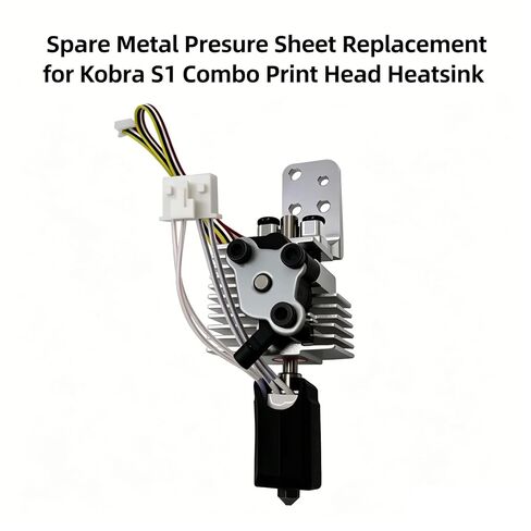 Replacement Hotend Heatsink for Kobra S1C: Extruder Hot End Spare Part Aluminum Heat Sink with Presser Compatible with Anycubiic S1 Combo 3D Printer Print Head in Kuwait