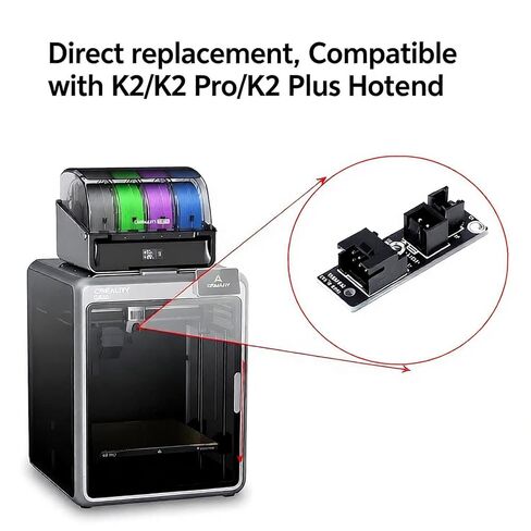 استبدال لوحة محول Hotend الأصلية من سلسلة K2 رأس الأدوات PCBA لوحدة الاختراق المتوافقة مع ملحقات أجزاء رأس الطباعة للطابعة Creality K2/K2 Pro/K2 Plus Combo ثلاثية الأبعاد in Kuwait