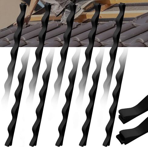 10 Pcs 3ft Long Foam Closure Strips for Corrugated Metal Roofing Foam Panels Weatherproof Roof Sealing Strips for Summer Roof Maintenance Repair(Wavy,White) in Kuwait