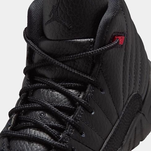 حذاء Air Jordan 12 Retro Bloodline Preschool Lifestyle (أسود/أحمر فارسيتي) in Kuwait