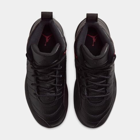 حذاء Air Jordan 12 Retro Bloodline Preschool Lifestyle (أسود/أحمر فارسيتي) in Kuwait