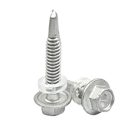 1Pcs Drill Tail Rust Proof, Acid Resistant, Corrosion-Resistant Color Steel Tile Nail M5.5 Hexagonal Dovetail(M5.5 * 45) in Kuwait