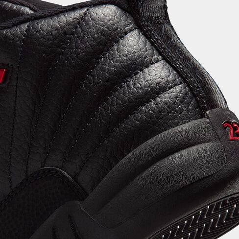 حذاء Air Jordan 12 Retro Bloodline Preschool Lifestyle (أسود/أحمر فارسيتي) in Kuwait