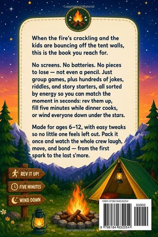 The Super Fun Campfire Book for Kids: No-Screen, No-Setup Interactive Games, Jokes & Riddles for Summer Camps, Car Drives & RV Trips – Activities For ... & Camping Moment For Boys & Girls Ages 6-12 in Kuwait