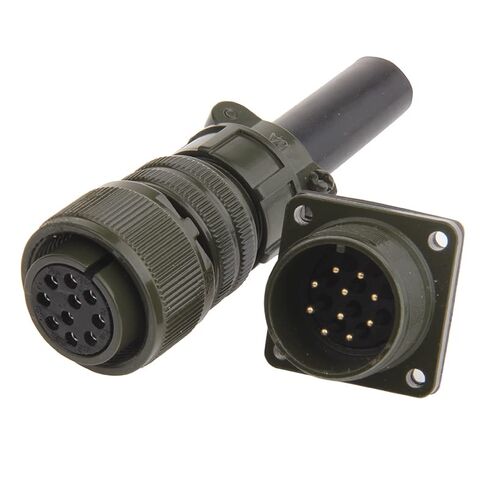 1PCS 10-pin Connector MS3106A-18-1 S/P Straight Aviation Plug in Kuwait