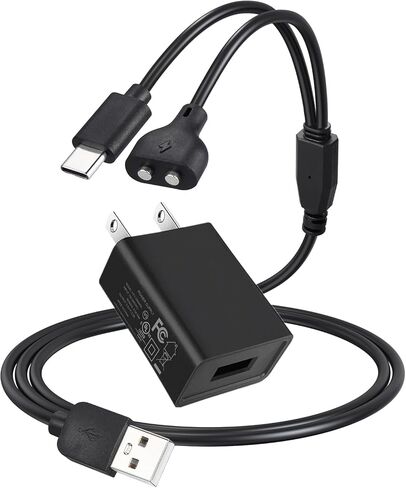 UL Listed Fast Charger for Jugbow Training Collar-USB Power Adapter,Dog Shock Collar Charger Cord Replacement-3.3ft USB to USB-C and Magnetic Charging Cable in Kuwait