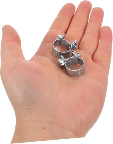 INOOMP 30pcs Fuel Injection Hose Clamps Set 1/4", 5/16", 3/8" Metal Spring Pipe Clamps for Automotive, Agriculture, and Plumbing Applications in Kuwait